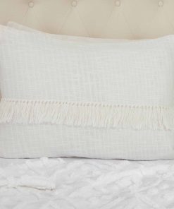 Piper Classics Harmony Funda de Almohada King con Flecos,