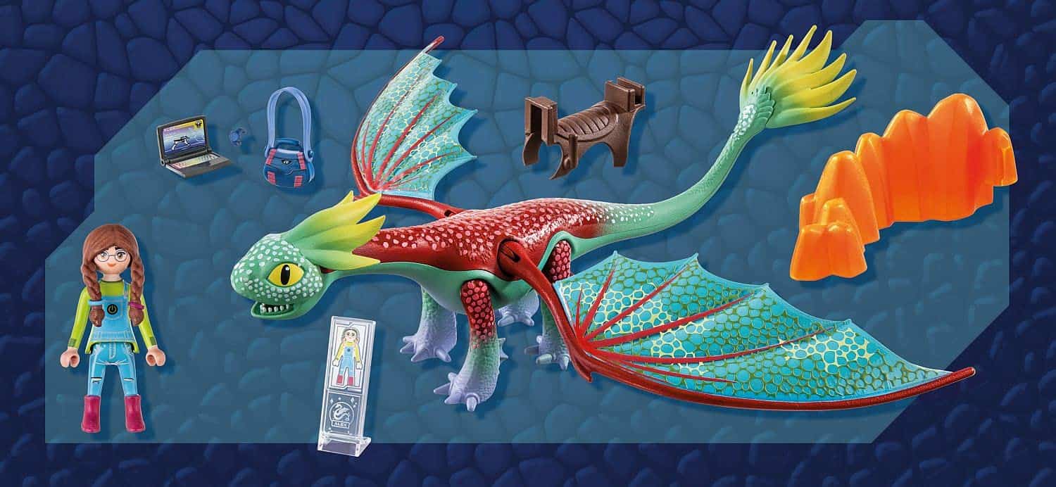 PLAYMOBIL Dragones de los Nueve Reinos: Feathers & Alex - Imagen 7