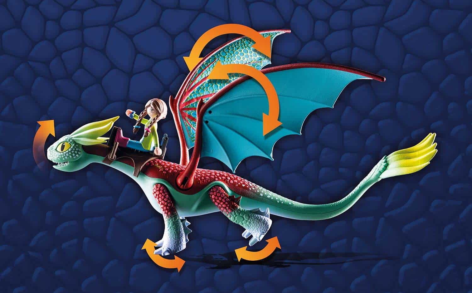 PLAYMOBIL Dragones de los Nueve Reinos: Feathers & Alex - Imagen 6