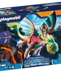 PLAYMOBIL Dragones de los Nueve Reinos: Feathers & Alex