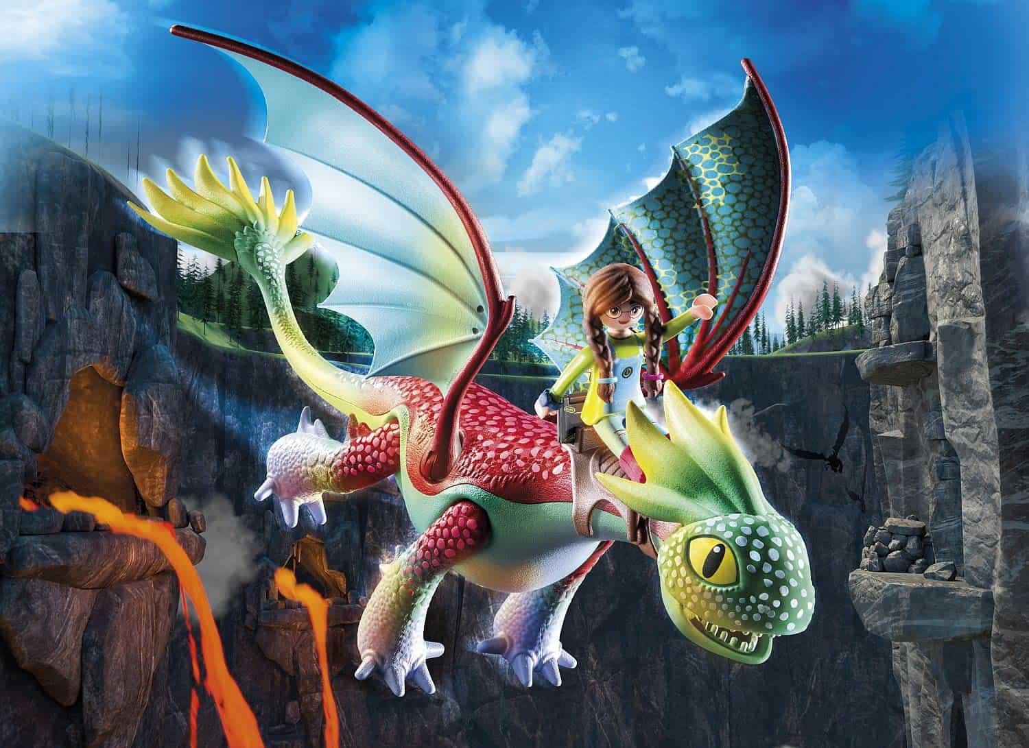 PLAYMOBIL Dragones de los Nueve Reinos: Feathers & Alex - Imagen 3