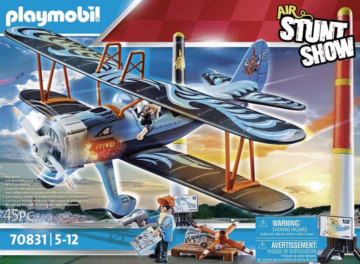 Avión Biplano Playmobil Air Stunt Show Phoenix - Imagen 4