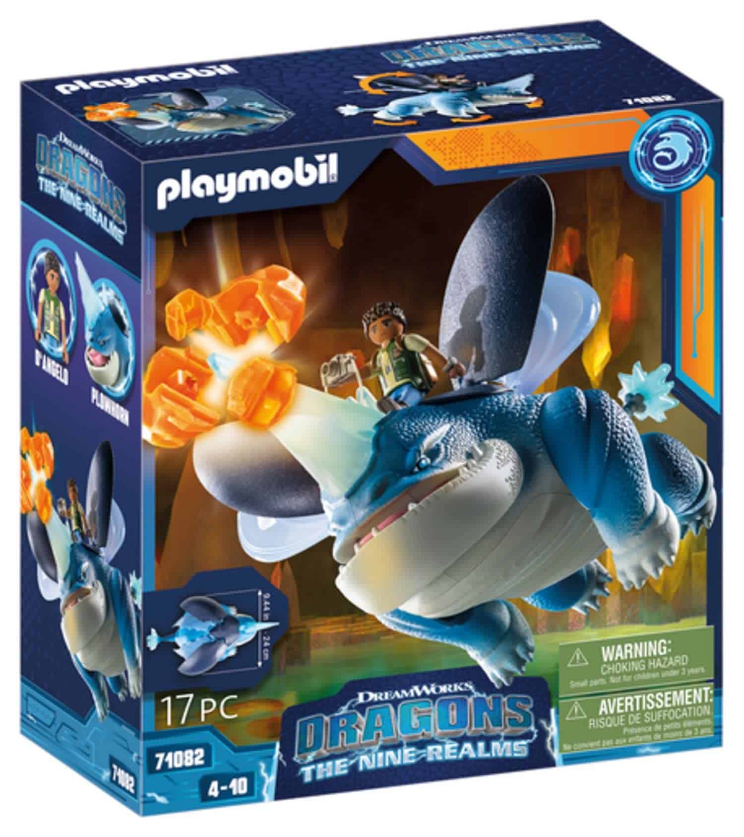 Playmobil Dragons Nine Realms: Plowhorn & D'Angelo