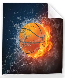 Manta de tiro de baloncesto cálida manta de microfibra