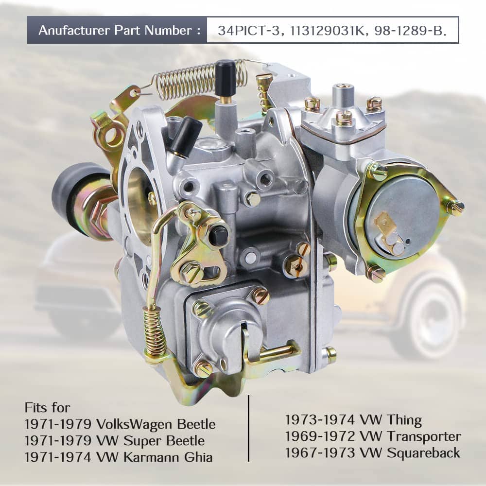 Carburador 34 Pict-3 Compatible para VW Beetles Super - Imagen 5