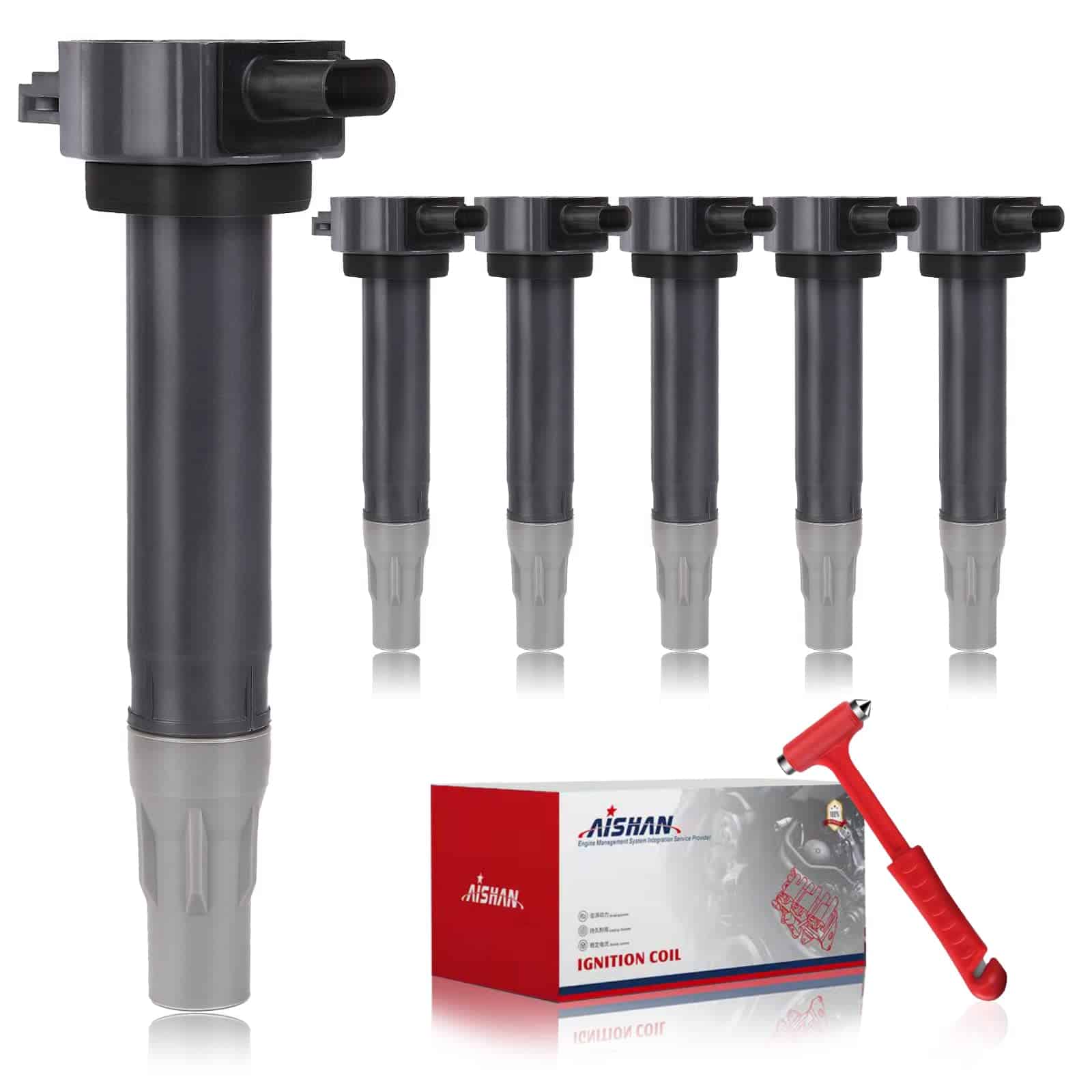 Conjunto de 6 Bobinas de Encendido Compatible con Charger