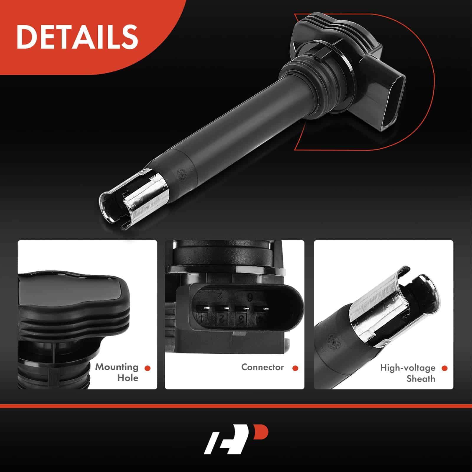 Conjunto de 5 Bobinas de Encendido del Motor A-Premium - Imagen 6