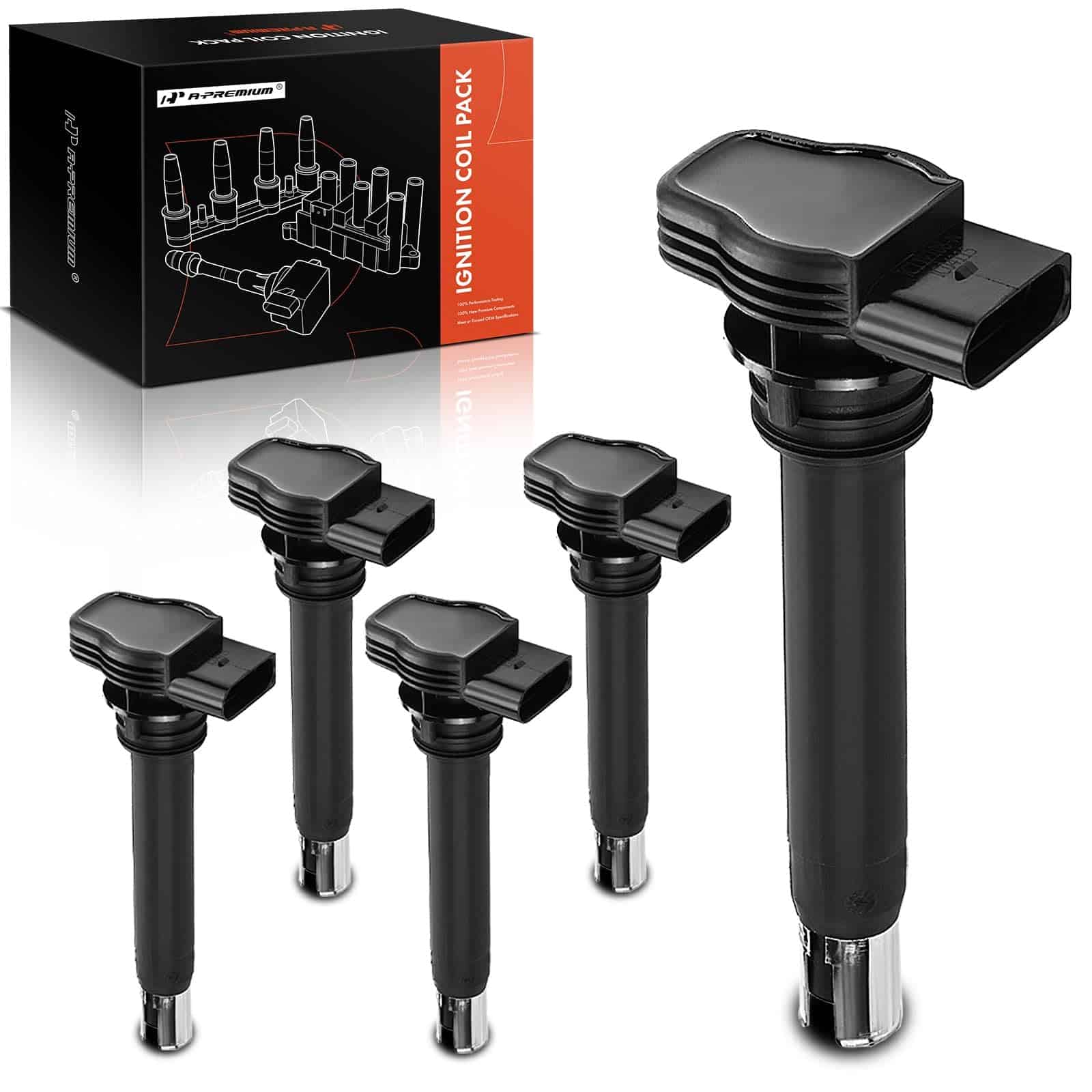 Conjunto de 5 Bobinas de Encendido del Motor A-Premium