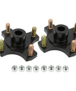 Placa de brida de buje de rueda trasera 2PCS, conjunto de