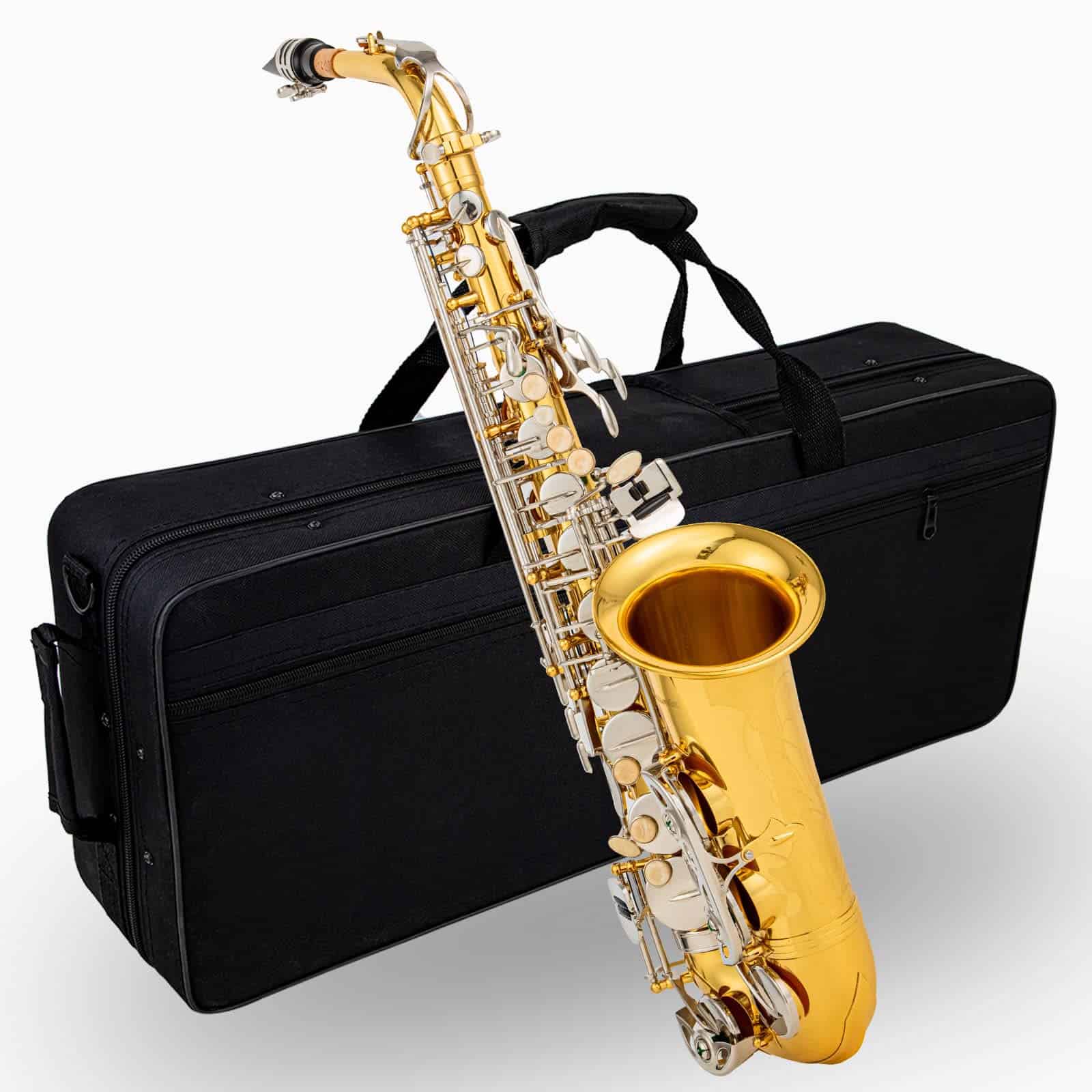 Saxofón Alto en Mi bemol de Latón Engrasado con Llaves - Imagen 9