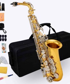 Saxofón Alto en Mi bemol de Latón Engrasado con Llaves