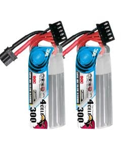 2 Packs de Batería LiPo CODDAR 650mAh 4S 15.2V 100C con