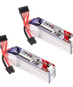 2 Packs CODDAR 730mAh 4S 15.2V 100C HV Batería LiPo con
