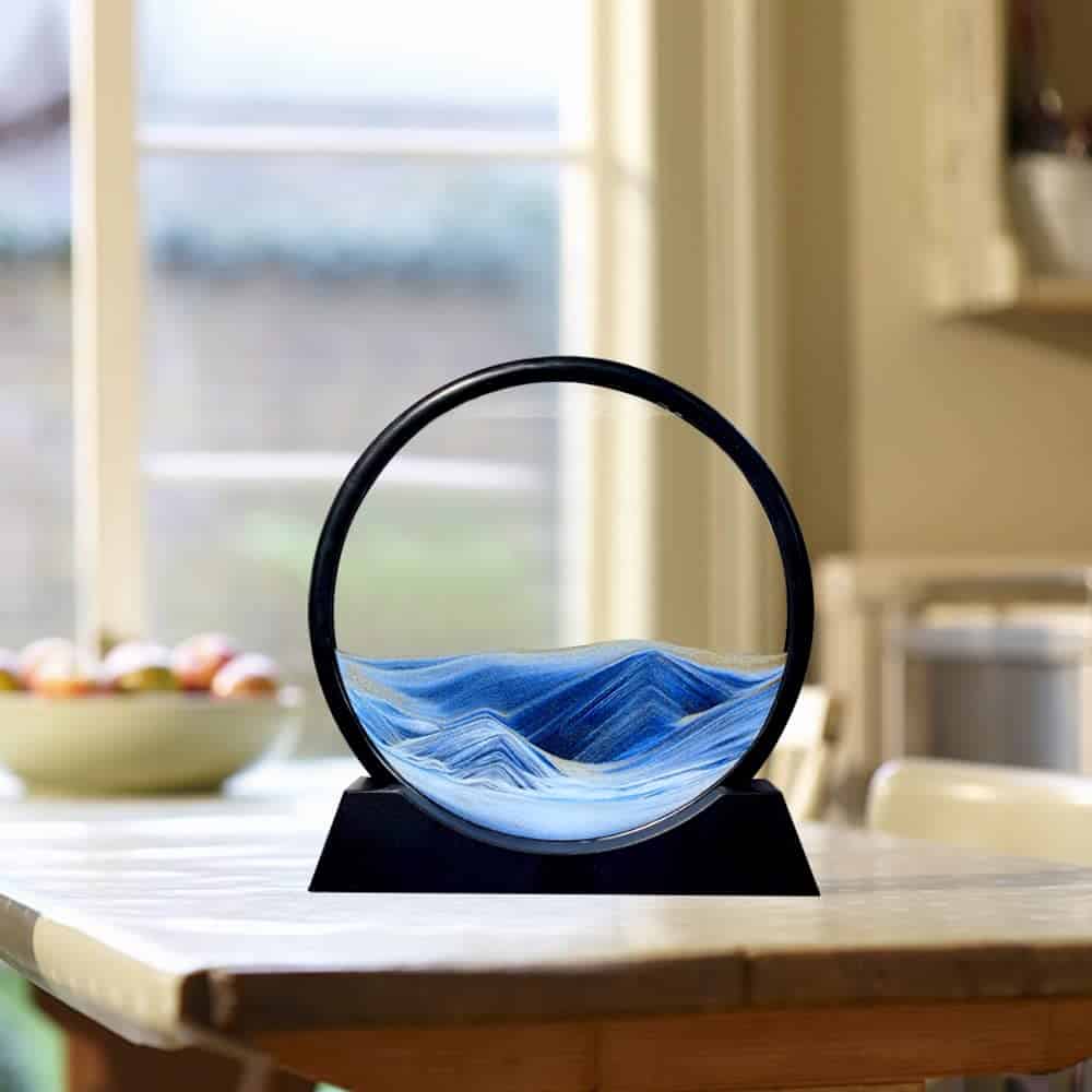 Cuadro de Arte de Arena en Movimiento Aoderun 3D Redondo de - Imagen 3