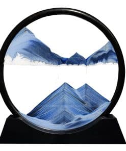 Cuadro de Arte de Arena en Movimiento Aoderun 3D Redondo de