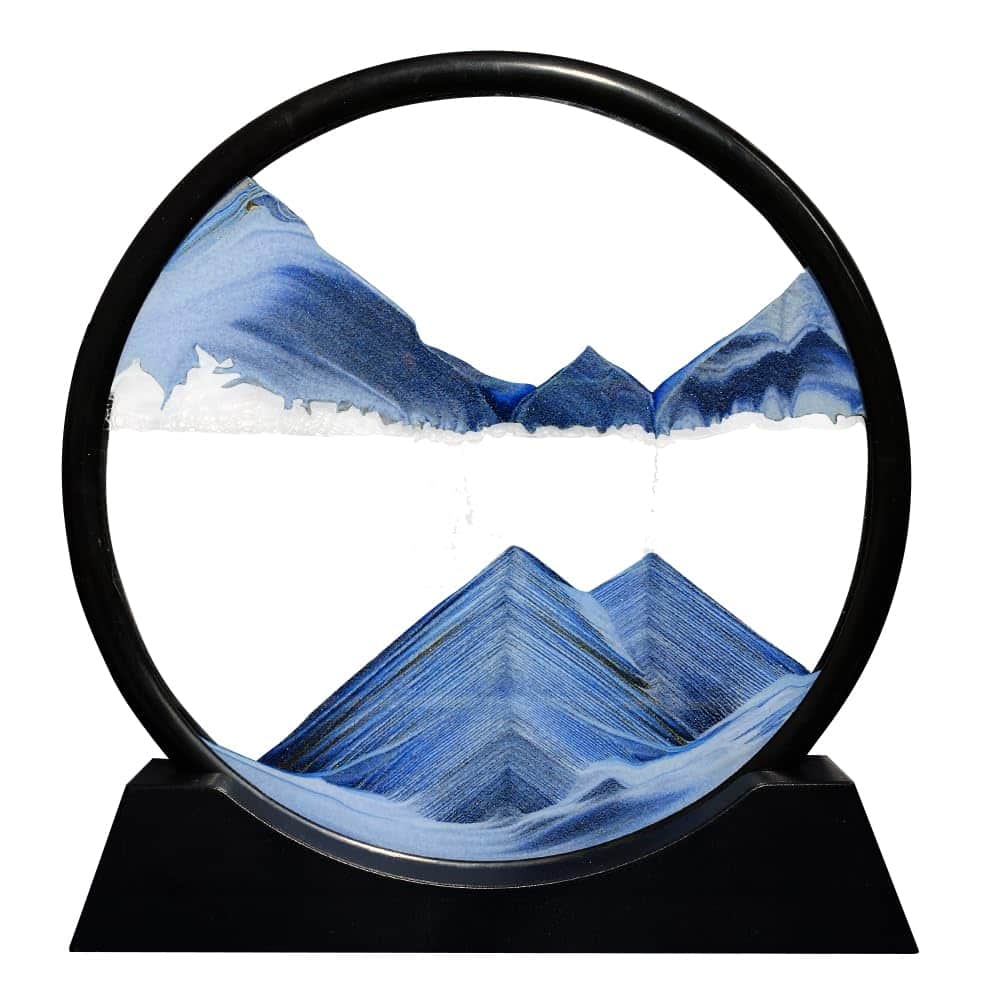 Cuadro de Arte de Arena en Movimiento Aoderun 3D Redondo de