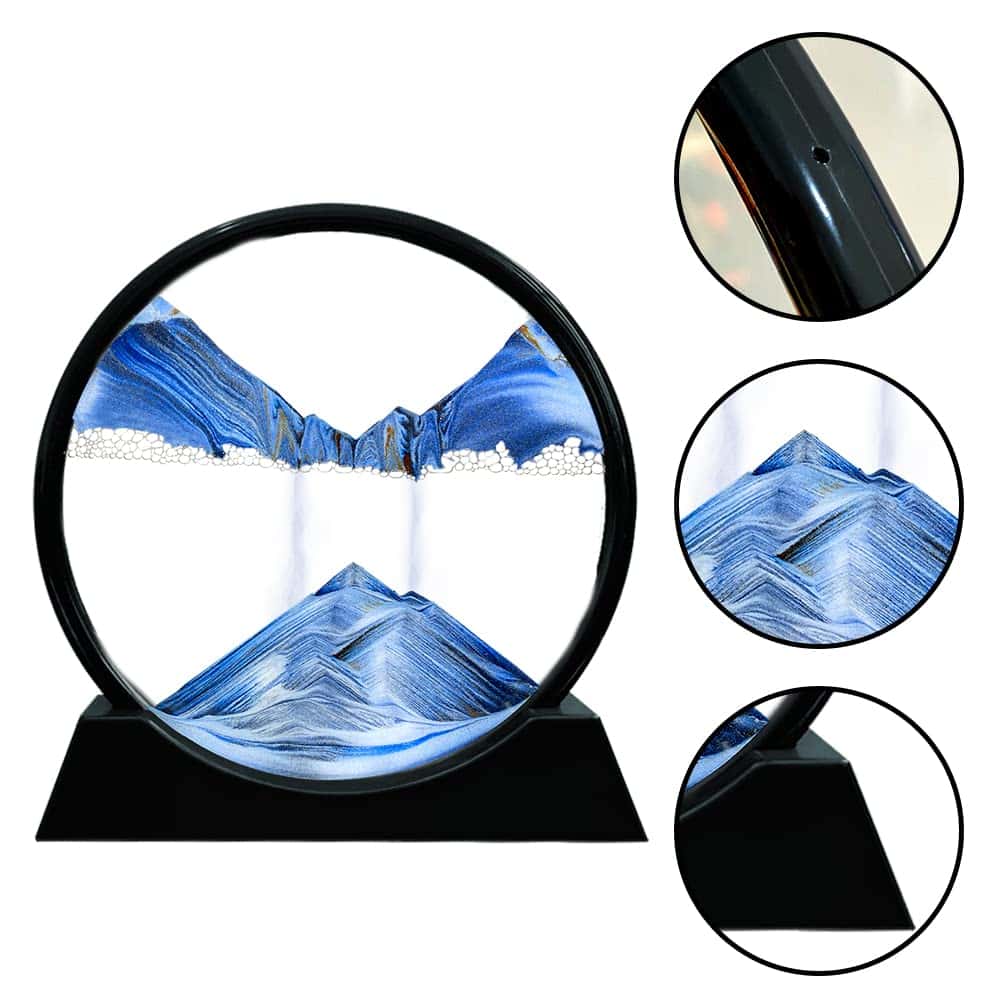 Cuadro de Arte de Arena en Movimiento Aoderun 3D Redondo de - Imagen 6