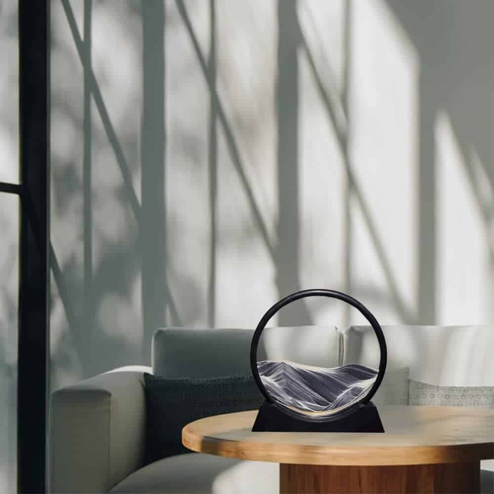 Cuadro de Arte de Arena en Movimiento Aoderun Vidrio - Imagen 8