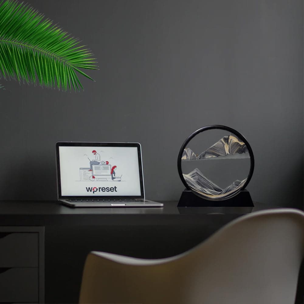 Cuadro de Arte de Arena en Movimiento Aoderun Vidrio - Imagen 7