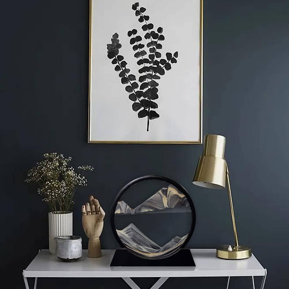 Cuadro de Arte de Arena en Movimiento Aoderun Vidrio - Imagen 4