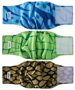 Pañales para Perros Machos MICOOYO - Juego de 3 Pañales