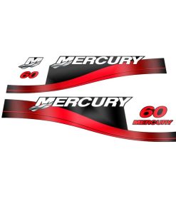 Conjunto de calcomanías de repuesto para Mercury 60