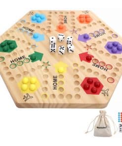 Juego de Tablero de Mármol Original Medikaison Wahoo Doble