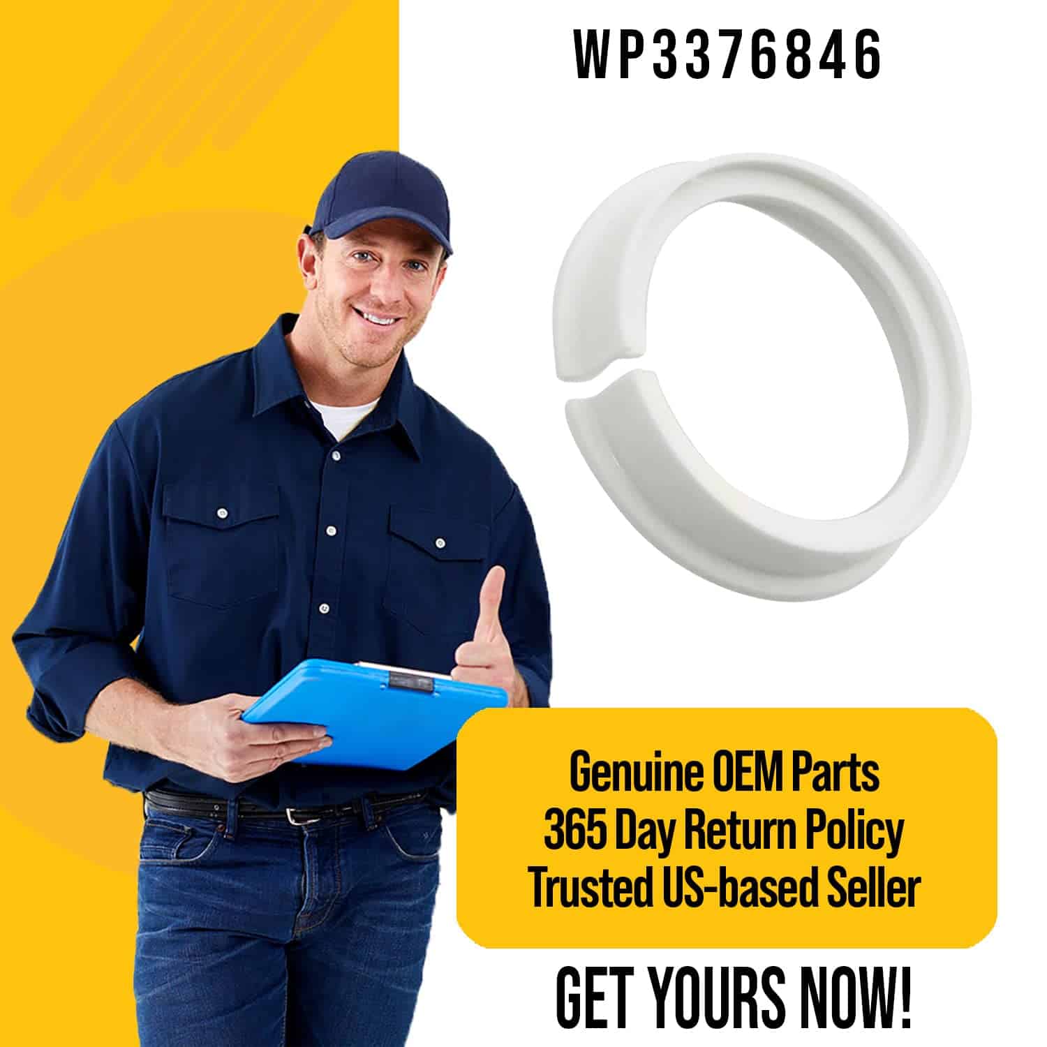 Bearing de brazo de lavado WP3376846 3376846 - Partes - Imagen 7