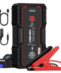 Arrancador de batería de coche FOWAWU 2500A pico 22800mAh