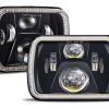 Faros LED Rectangulares 5x7 7x6 Pulgadas Sellados con Halo