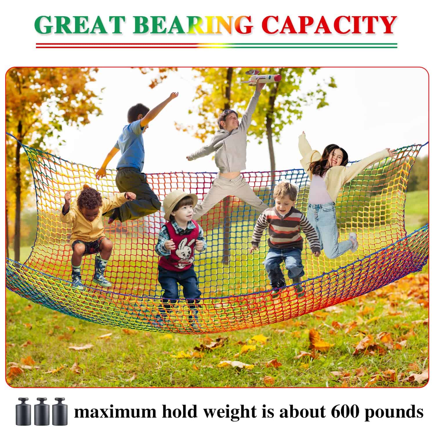 Red de Carga para Escalar Tongmo, 6.5' X 9.8' Doble Capas - Imagen 4