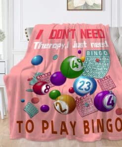 Manta de Franela SANBOBO I Don't Need Therapy, I Just Need