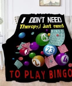 Manta SANBOBO No Necesito Terapia, Solo Necesito Jugar al