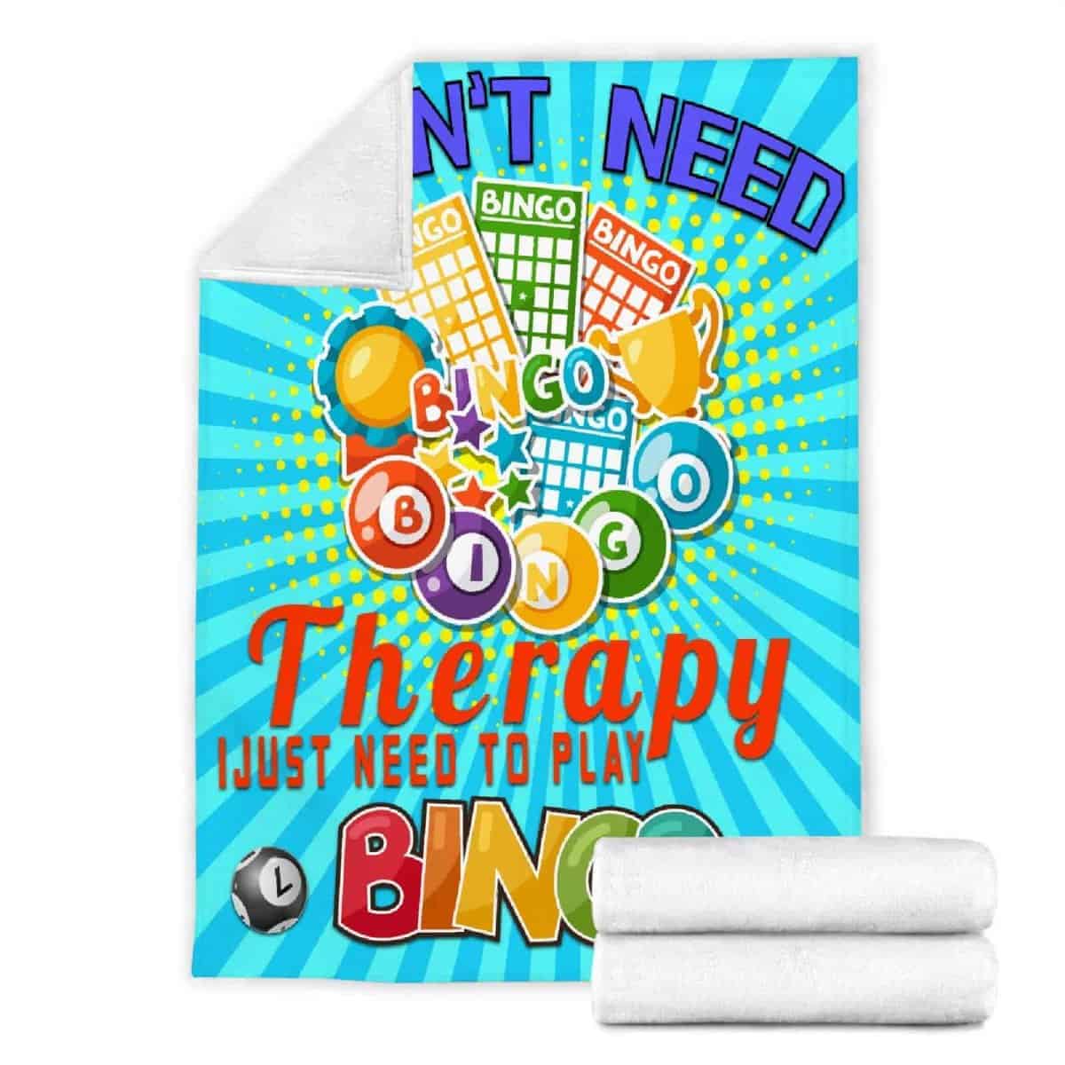 Manta de Franela SANBOBO No Necesito Terapia, -a Adultos - Imagen 4