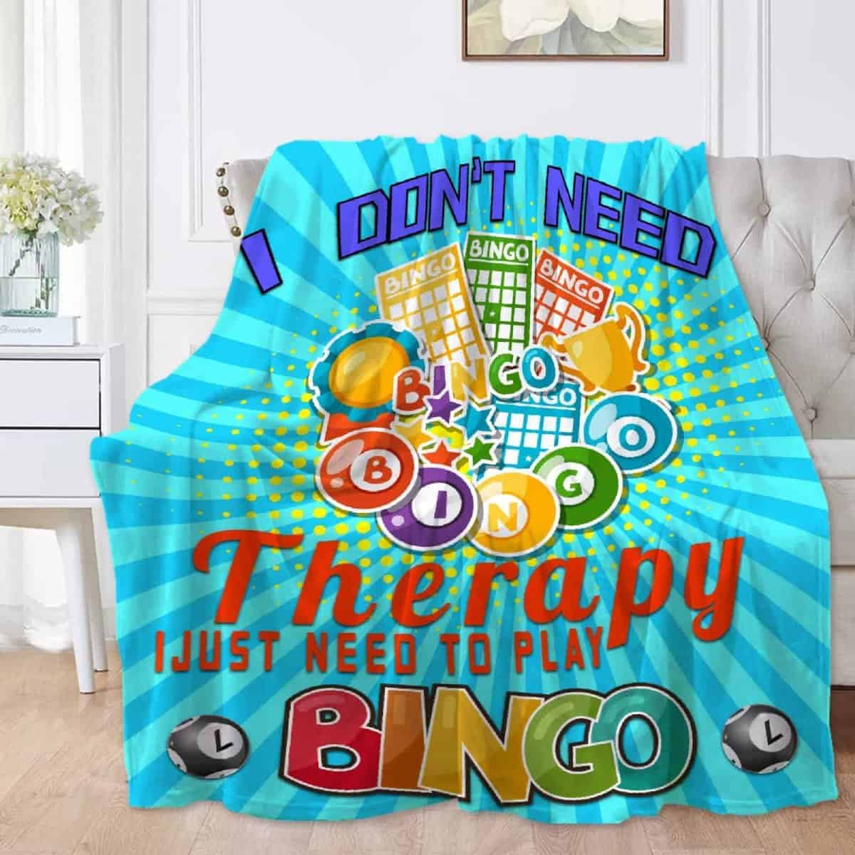 Manta de Franela SANBOBO No Necesito Terapia, -a Adultos