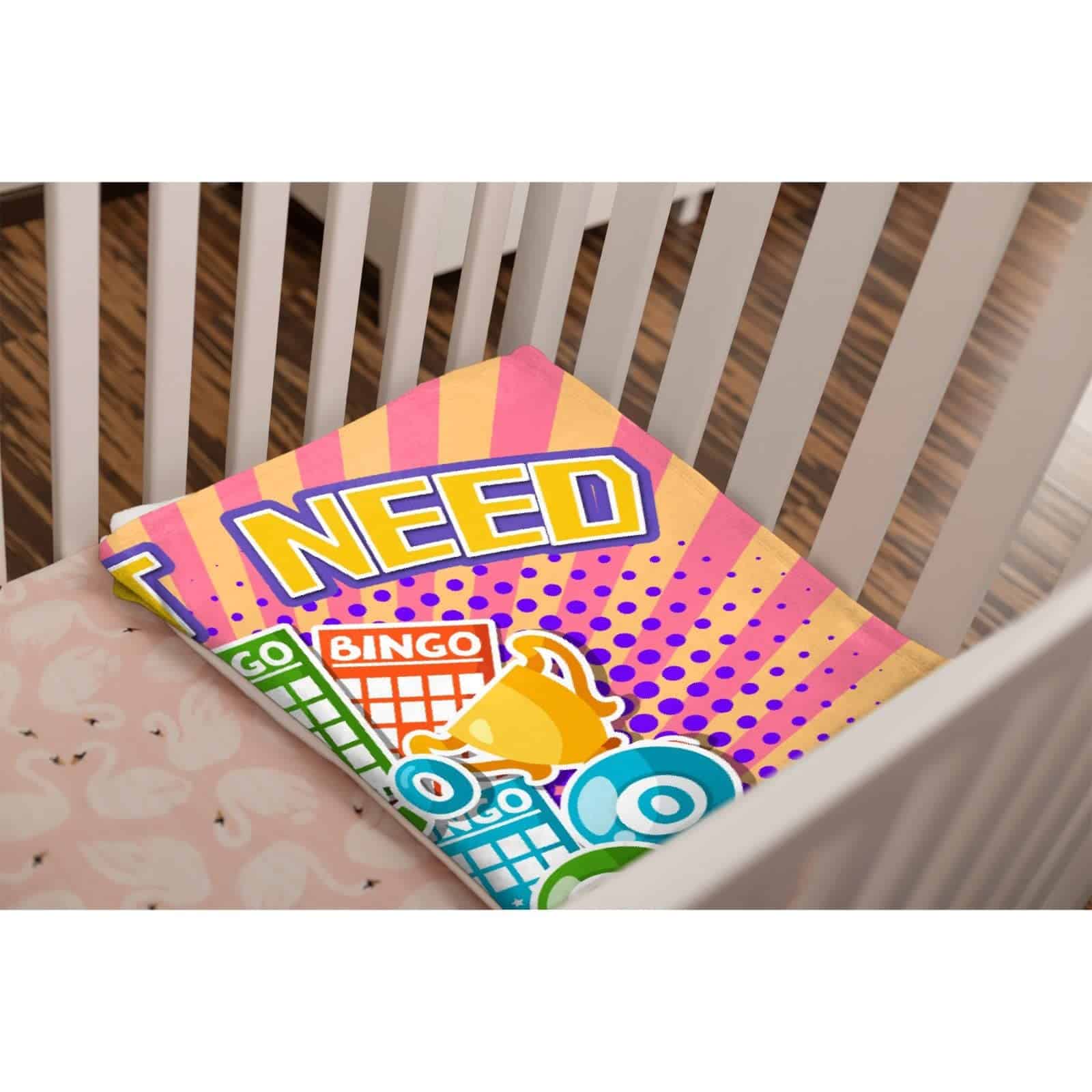 Manta de franela SANBOBO I Don't Need Therapy, -a adultos - Imagen 6