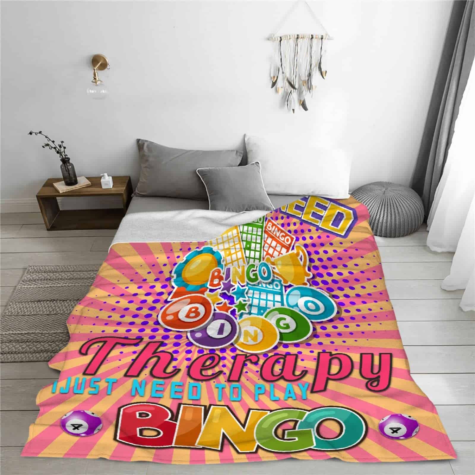 Manta de franela SANBOBO I Don't Need Therapy, -a adultos - Imagen 8