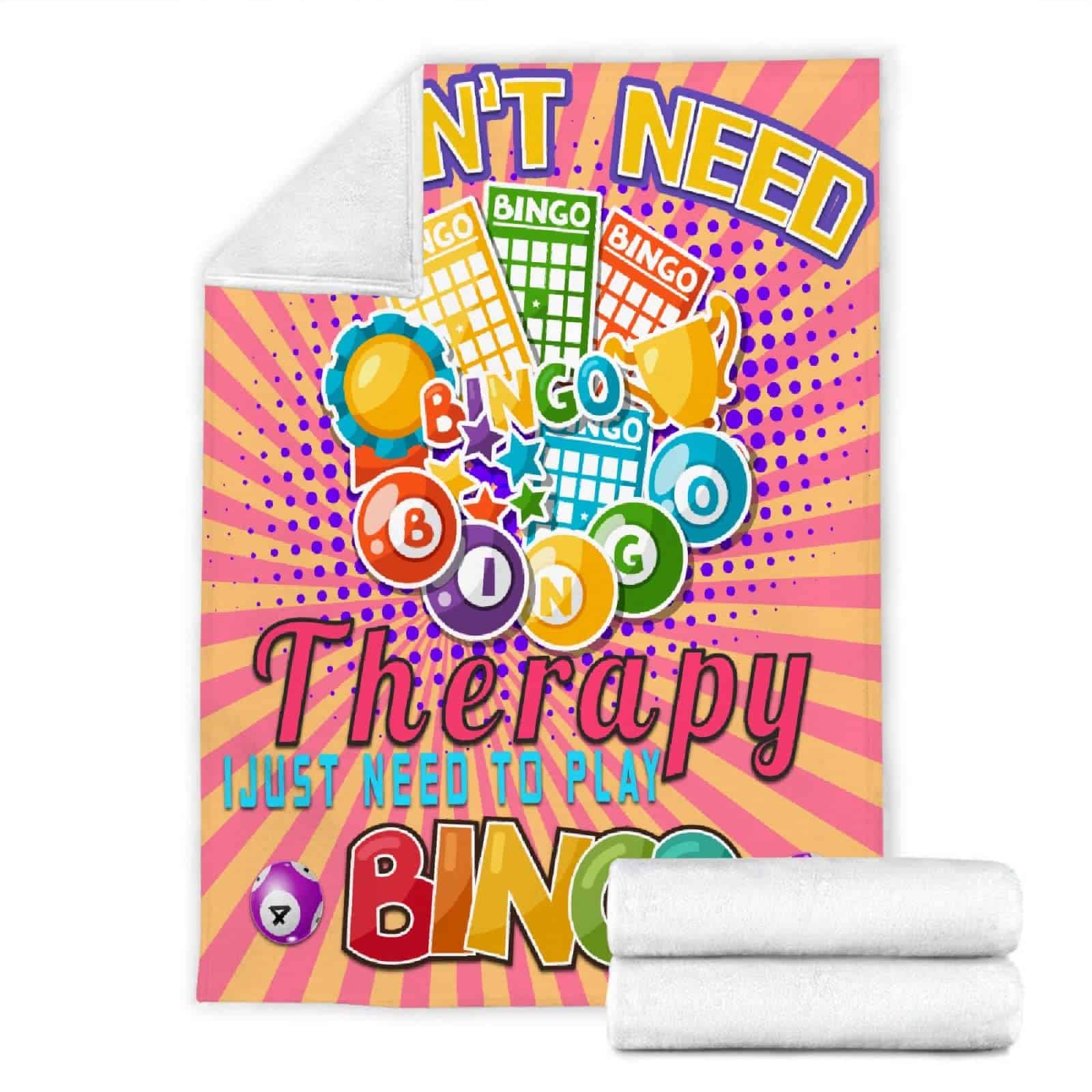 Manta de franela SANBOBO I Don't Need Therapy, -a adultos - Imagen 4