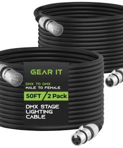 Cable de iluminación de escenario DMX a DMX GearIT (50