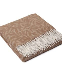 Manta Floral de Lana de Alpaca 100% Tejida a Mano Diseño