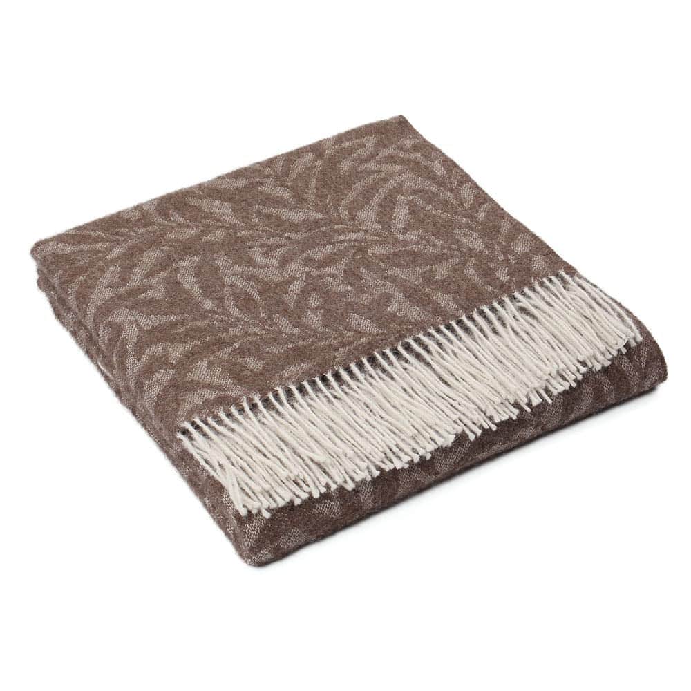 Manta de Lana de Alpaca Floral Garden - Diseño Floral Suave