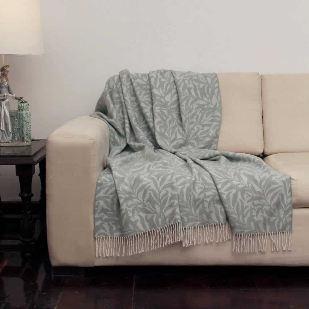 Cobija de Lana de Alpaca Floral Garden - Diseño Floral - Imagen 5