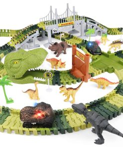 Juego de Pista de Carreras Mundo Dinosaurio para Niños -