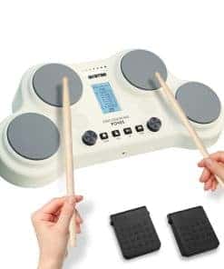 Pad de Percusión Eléctrica HXW PD405 Juego de Tambores