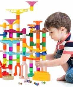 166 pcs Marble Run, Kit de Canicas Actualizado para Niños,