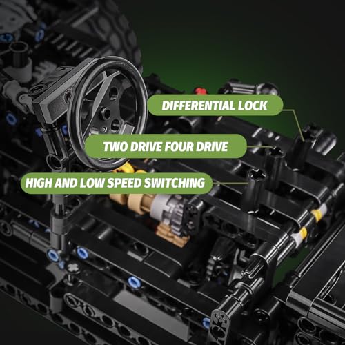 Mould King Off-Road Pickup Wrange, Juego de construcción de - Imagen 6