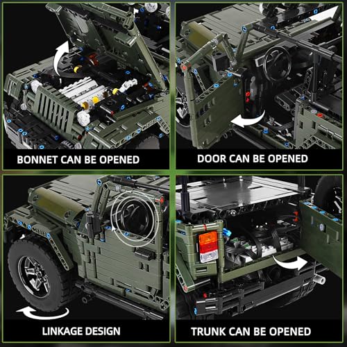 Mould King Off-Road Pickup Wrange, Juego de construcción de - Imagen 4