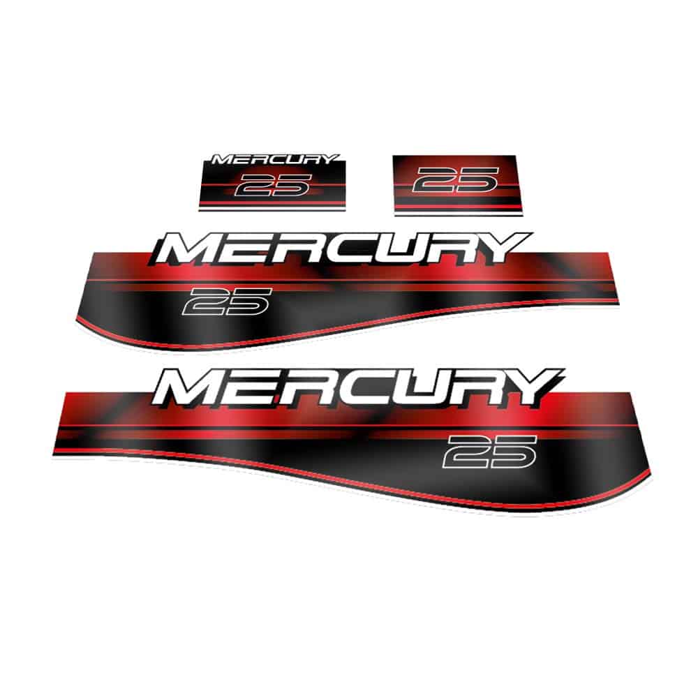Juego de Calcomanías de Repuesto Aftermarket para Mercury