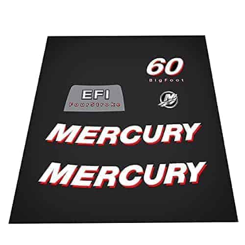 411 Calcomanías de reemplazo postventa para Mercury 60 Big