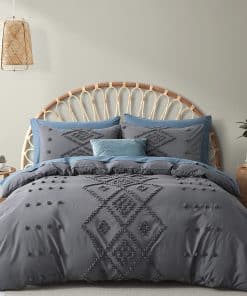 Oli Anderson Funda de Edredón King Size con Tapizado, Suave